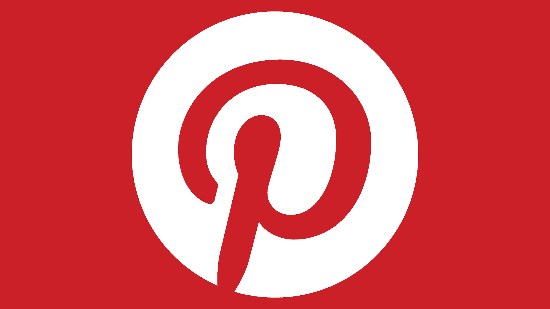 Pinterest logo white 1920