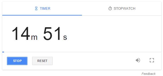 Google timer