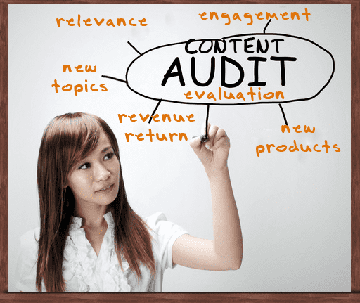 Content audit evaluation
