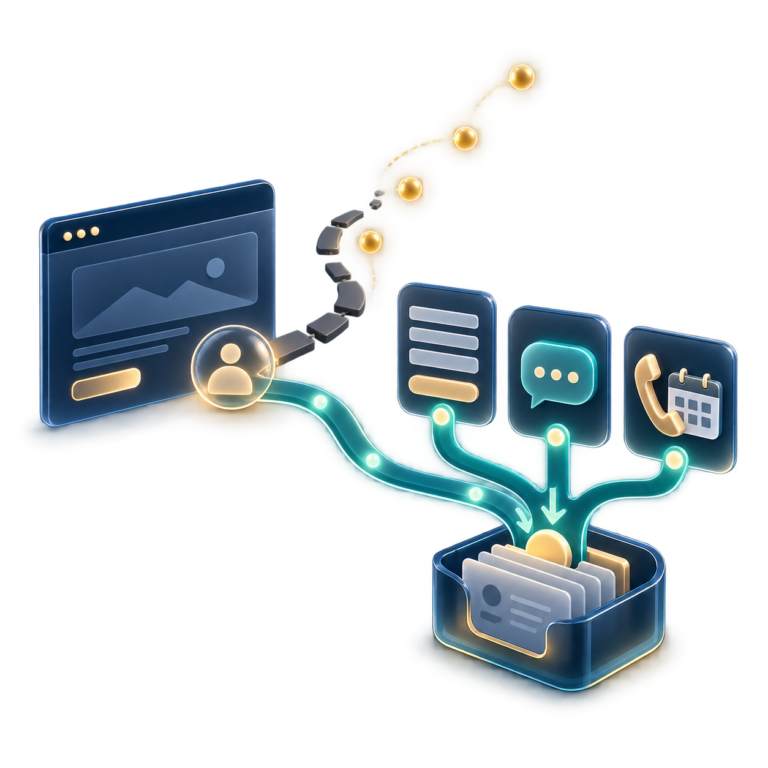 Centralized contact hub routing messages, calls, chat, and calendar events into a unified inbox.